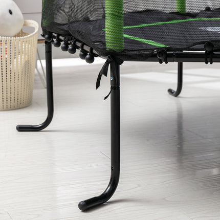 5.3 ft Garden Trampoline for Kids with Safety Net