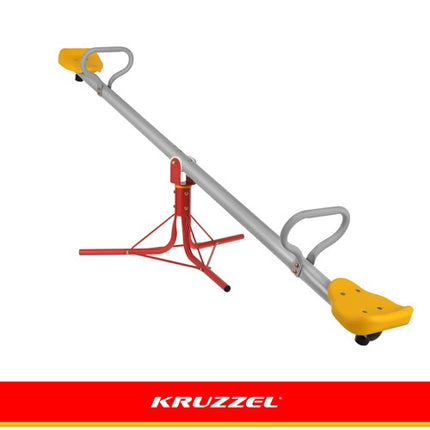 2-in-1 Garten-Metallschaukel für Kinder, 360°-Rotation