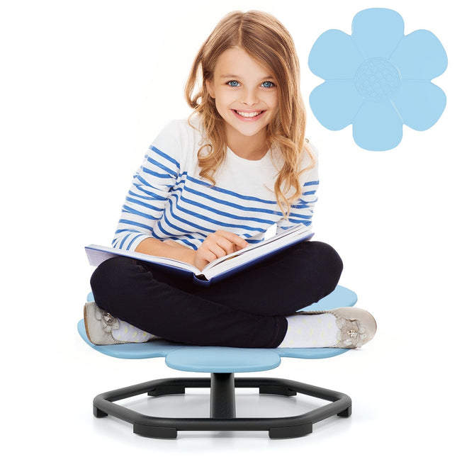 Kinder-360-Grad-Drehstuhl mit Sensorik – Design Blaue Blume