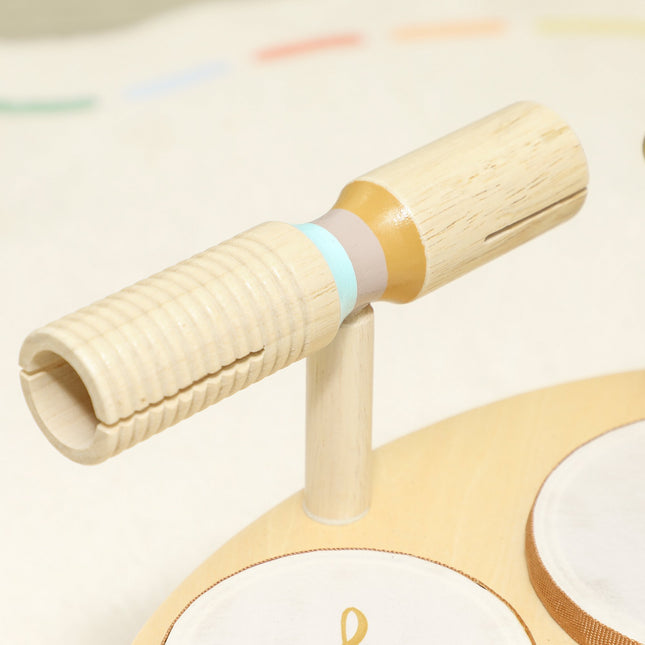 Kinder 4-in-1 Musikinstrumenten-Set mit Schlagzeug & Xylophon
