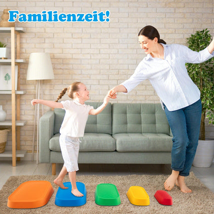 Children's Balance Stepping Stones, Non-Slip, 80kg Capacity