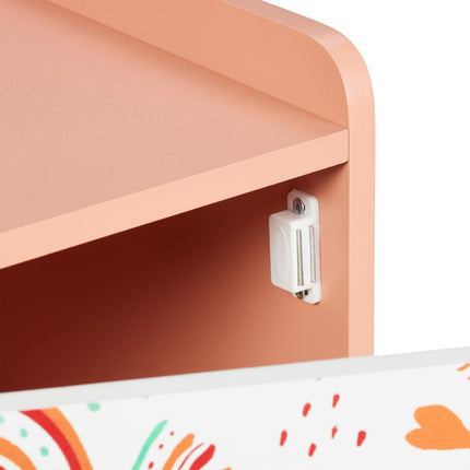 Children's Bedside Table with Storage Cupboard