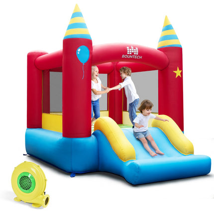 Children's Bouncy Castle with Slide & Blower, 190x260x205 cm