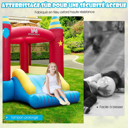 Children's Bouncy Castle with Slide & Blower, 190x260x205 cm