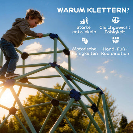 Children's Climbing Dome, UV-Resistant, 182.5cm, Blue