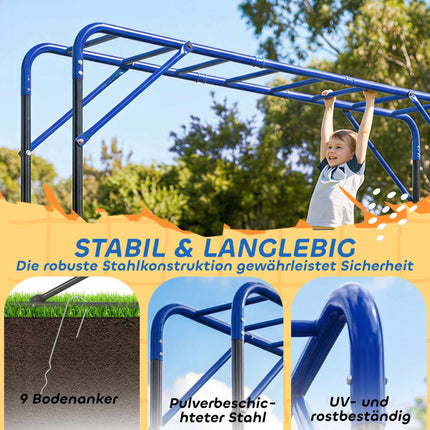 Kinder-Kletterturm, wetterfester Stahl, 3-8 Jahre