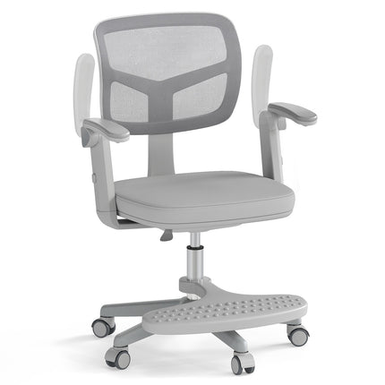 Children's Desk Chair, Adjustable Height 41-52 cm, Grey