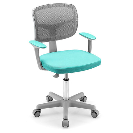 Children's Desk Chair Children's Computer Chair with Adjustable Height Turquoise
