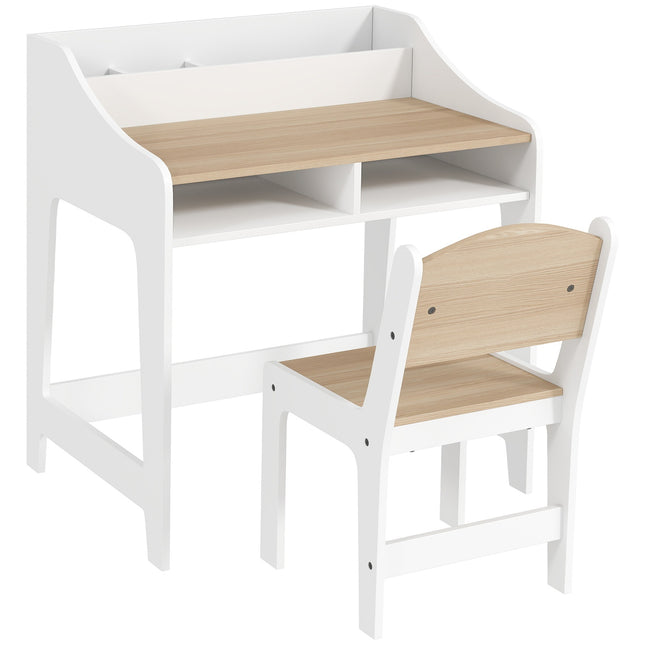 Kinderschreibtisch- und Stuhl-Set, ergonomisch, Alter 3–8