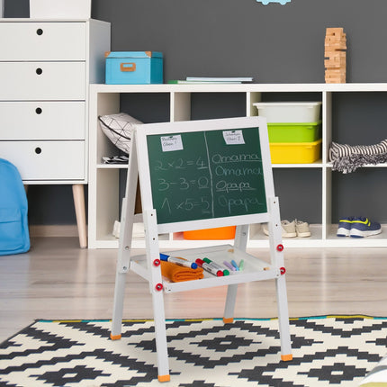 Kinderstaffelei mit Whiteboard & Kreidetafel