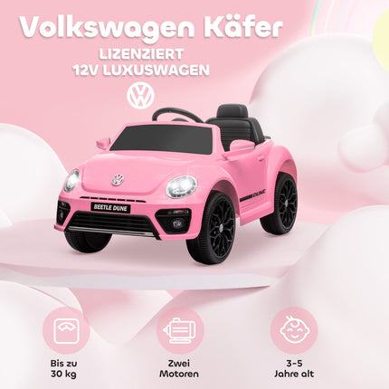 Elektroauto für Kinder 12V mit Fernbedienung, Musik & Lichtern