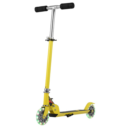 Kinderroller klappbar, höhenverstellbar, gelb