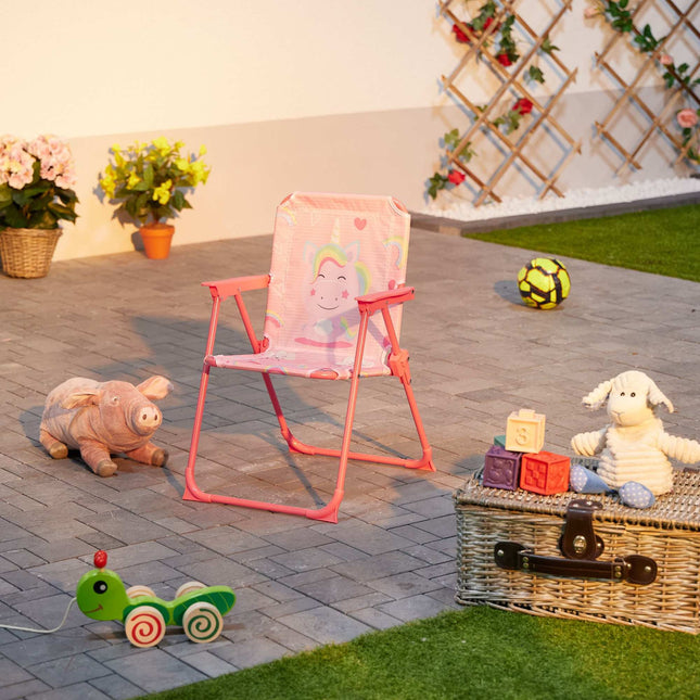 Opvouwbare campingstoel voor kinderen - Dierenmotief, lichtgewicht