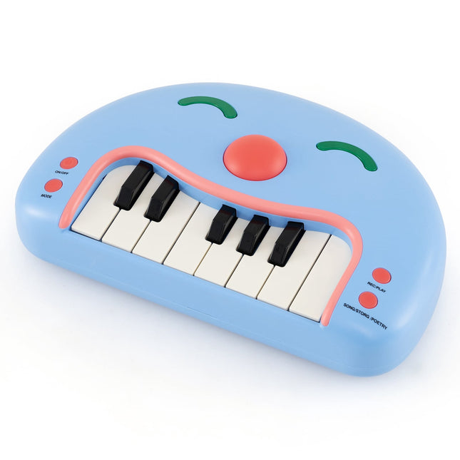 Kinder Keyboard Klavier mit Lichtern und Musik, 13 Tasten