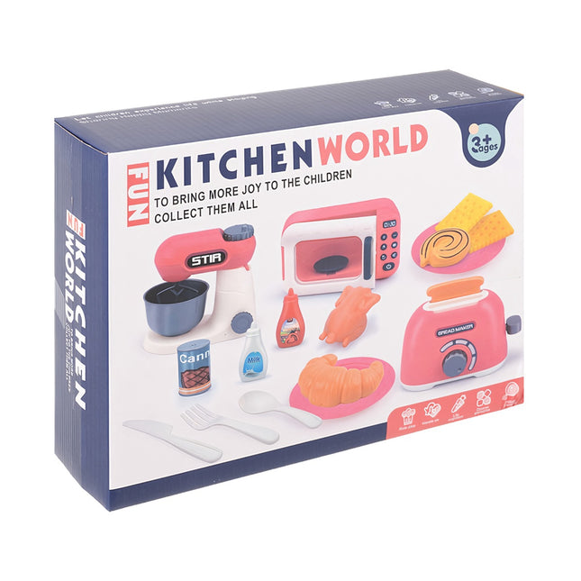 Kinderküchen-Set, 26-teiliges Spielzeugzubehör