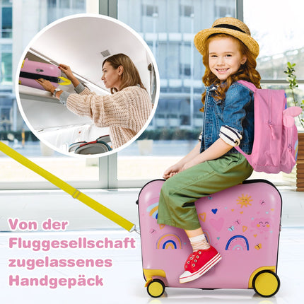 Kindergepäckset: 47cm Aufsitzkoffer & 30cm Rucksack