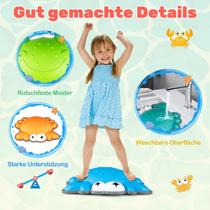 Kinder Anti-Rutsch Balanciersteine Set, 9-teilig, Bunt