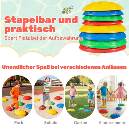 Children's Non-Slip Stepping Stones Set, 8-Piece