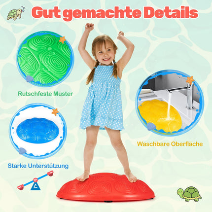 Children's Non-Slip Stepping Stones Set, 8-Piece