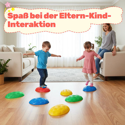 Children's Non-Slip Stepping Stones Set, 8-Piece