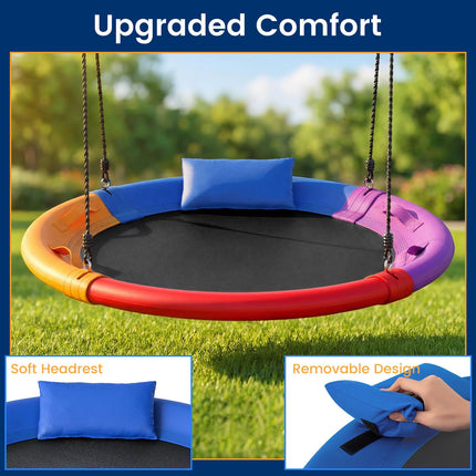 Outdoor-Nestschaukel für Kinder, 120 cm, verstellbares Seil