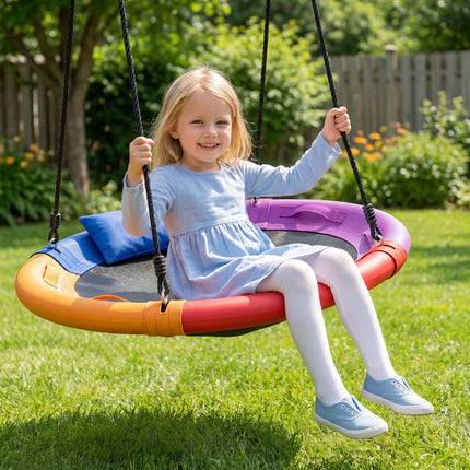 Outdoor-Nestschaukel für Kinder, 120 cm, verstellbares Seil