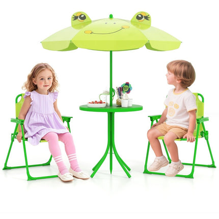 Children's Picnic Set with Umbrella – 4-Piece Folding Set