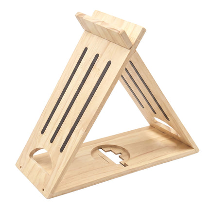 Children's Pine Toniebox Shelf with Magnetic Strips