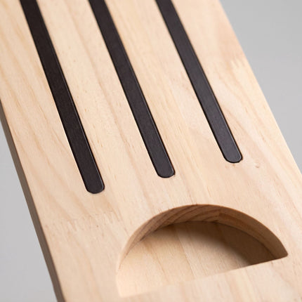 Children's Pine Toniebox Shelf with Magnetic Strips
