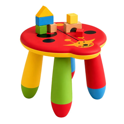Children's Plastic Stool, Ladybug Design, Multicoloured