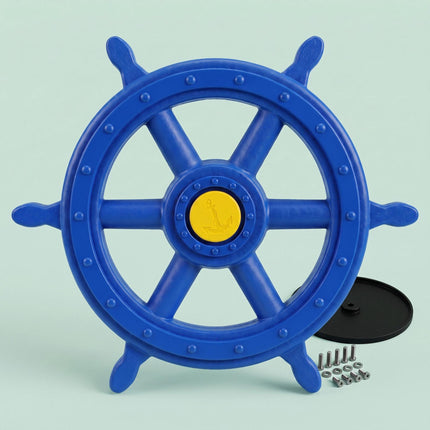 Children's Play Steering Wheel with Sound – Blue