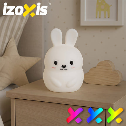 Children's RGB LED Night Lamp, Silicone, Remote Control