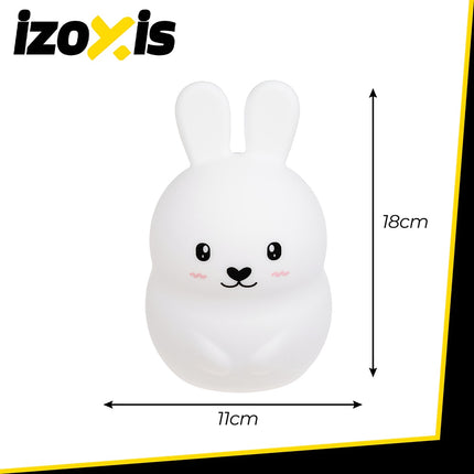 Children's RGB LED Night Lamp, Silicone, Remote Control