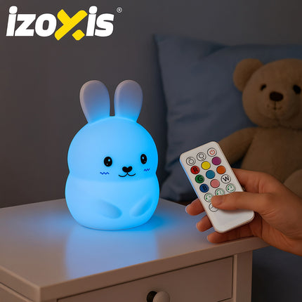 Children's RGB LED Night Lamp, Silicone, Remote Control