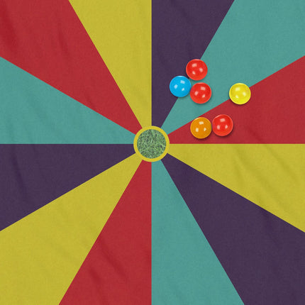 Children's Rainbow Parachute, 600 cm Diameter