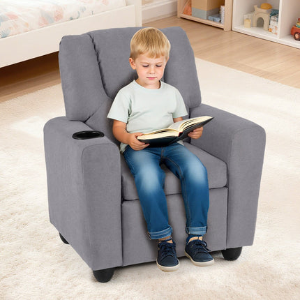 Kinder-Relaxsessel mit verstellbarer Rückenlehne und Fußstütze