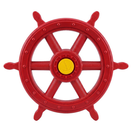 Children's Red Steering Wheel for Play Tower, 54 cm