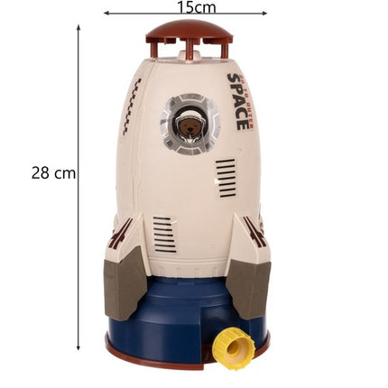 Dětský vodní postřikovač raketa – zábavná zahradní hračka