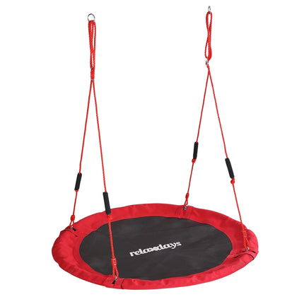 Children's Round Nest Swing with Foam Handles