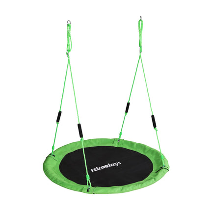 Children's Round Nest Swing with Foam Handles