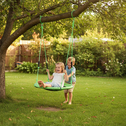 Children's Round Nest Swing with Padded Handles