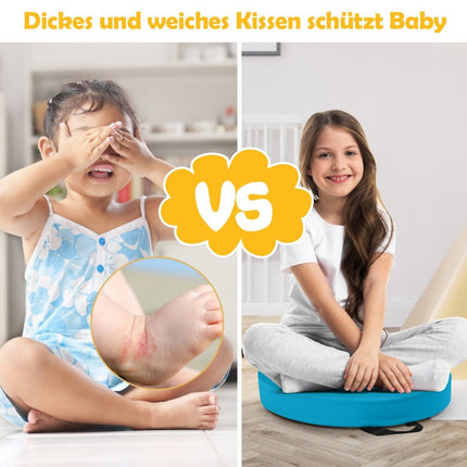 Kinder-Sitzkissen 6er-Set mit Griff & Reißverschluss