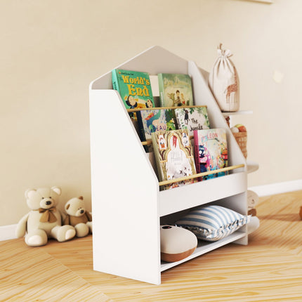Children's Shelf, 7 Tiers, Holds 40kg, White