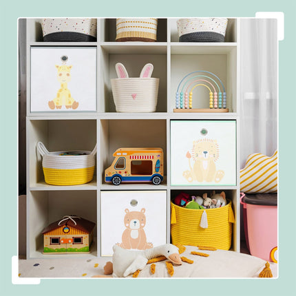 Children's Storage Boxes, Foldable, 3-Pack