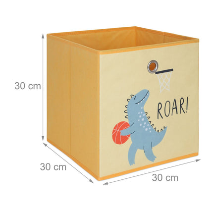 Dětské úložné boxy, skládací, 3 ks