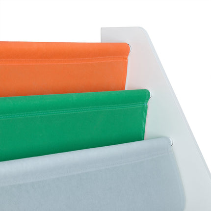 Children's Storage Shelf with 6 Boxes and 2 Compartments