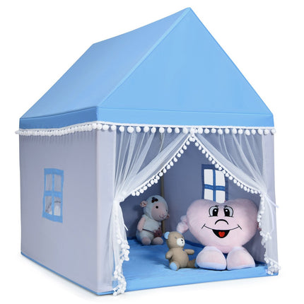 Tente de jeu pour enfants Maison de jeu pour enfants Princesse Princesse Tente de jeu pour enfants Bleu