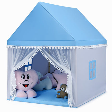 Tente de jeu pour enfants Maison de jeu pour enfants Princesse Princesse Tente de jeu pour enfants Bleu