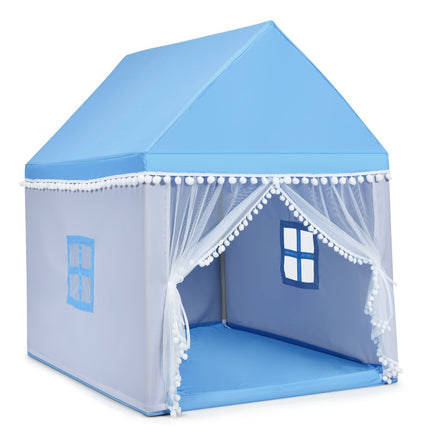 Tente de jeu pour enfants Maison de jeu pour enfants Princesse Princesse Tente de jeu pour enfants Bleu