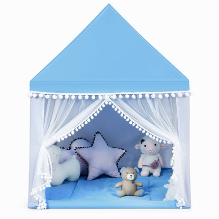 Tente de jeu pour enfants Maison de jeu pour enfants Princesse Princesse Tente de jeu pour enfants Bleu